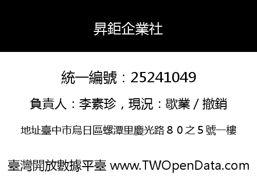 昇鉅企業社