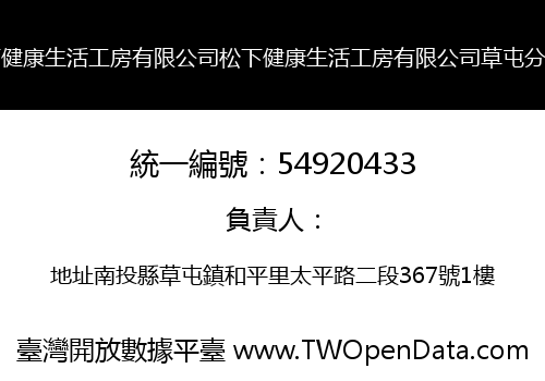 松下健康生活工房有限公司松下健康生活工房有限公司草屯分公司