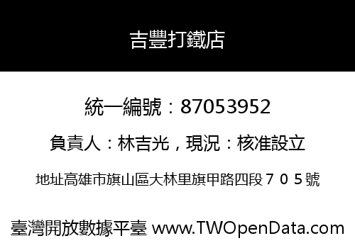 吉豐打鐵店