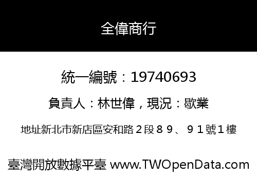 全偉商行