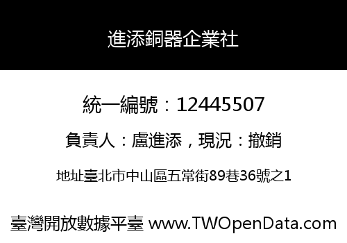 進添銅器企業社