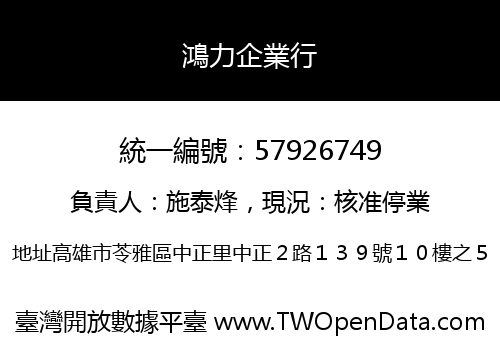 鴻力企業行