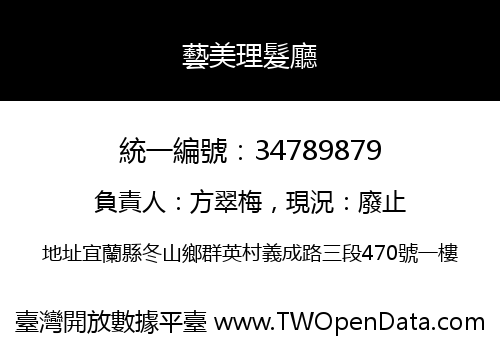 藝美理髮廳