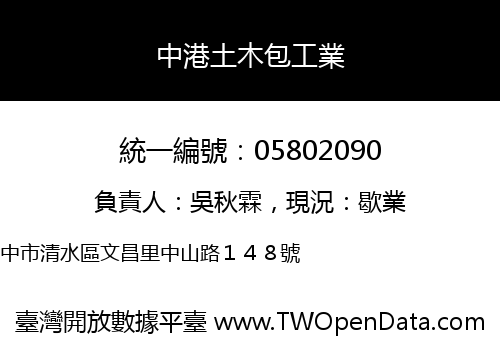 中港土木包工業