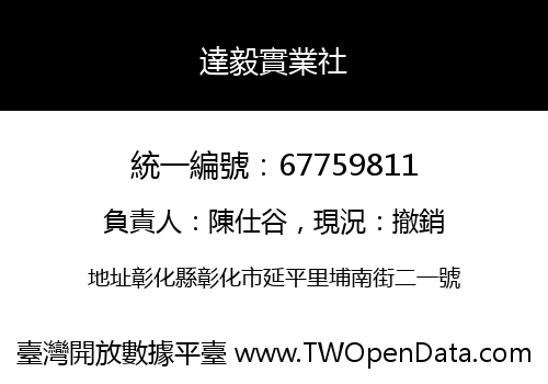 達毅實業社