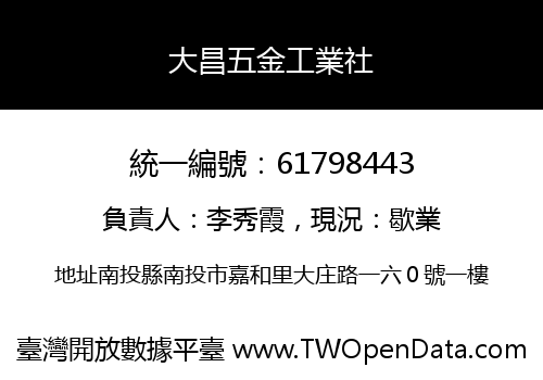 大昌五金工業社