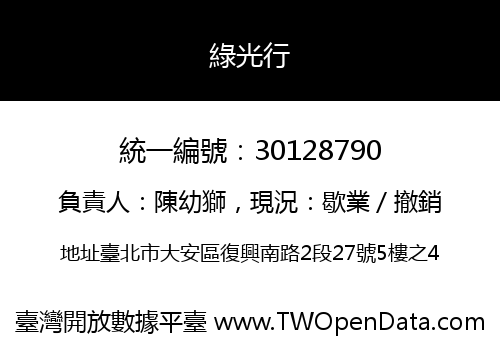綠光行