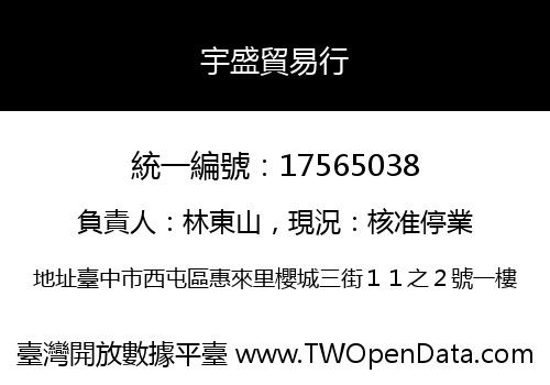 宇盛貿易行
