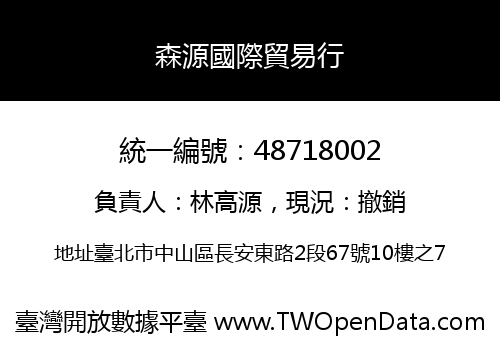 森源國際貿易行