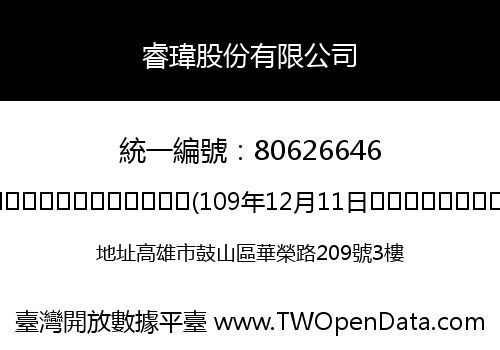 睿瑋股份有限公司