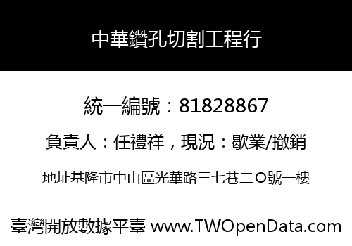 中華鑽孔切割工程行