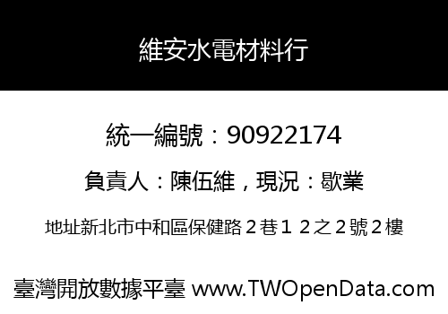 維安水電材料行