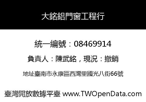 大銘鋁門窗工程行