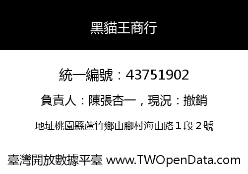 黑貓王商行