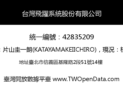 台灣飛躍系統股份有限公司