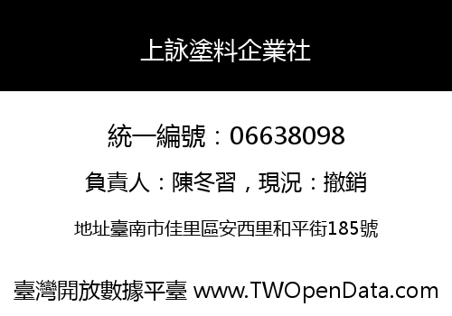 上詠塗料企業社