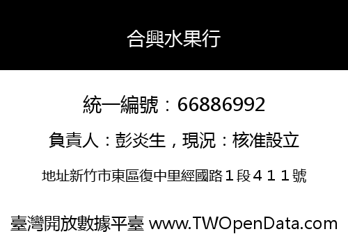 合興水果行