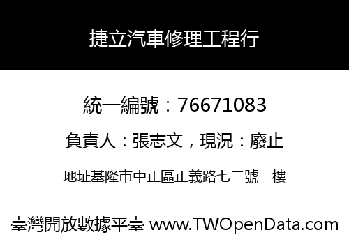 捷立汽車修理工程行