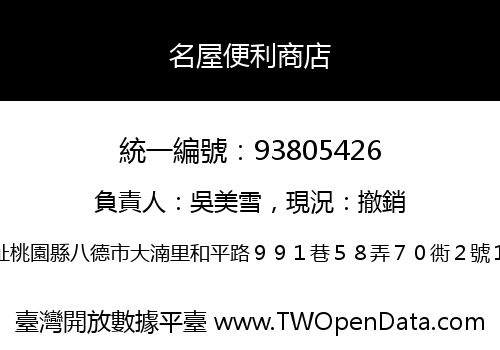 名屋便利商店
