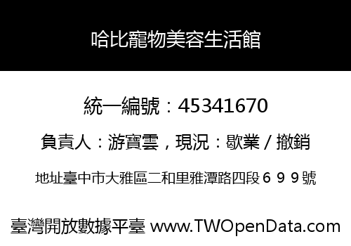 哈比寵物美容生活館