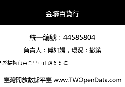 金聯百貨行