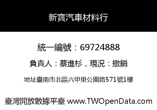 新寶汽車材料行