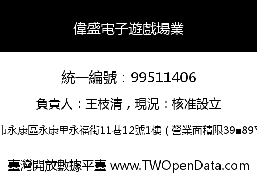 偉盛電子遊戲場業