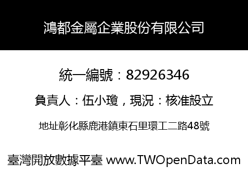鴻都金屬企業股份有限公司