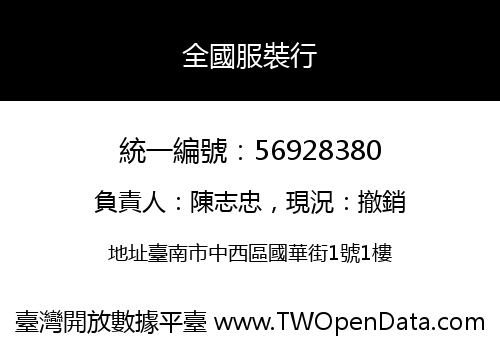 全國服裝行