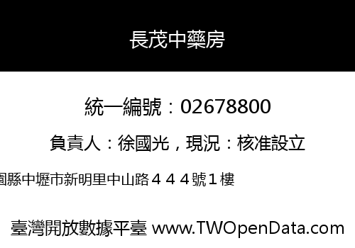長茂中藥房