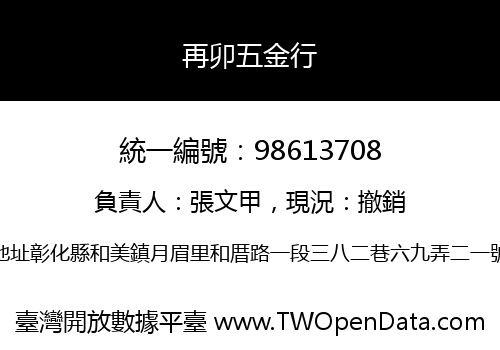 再卯五金行