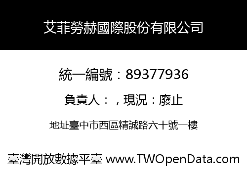 艾菲勞赫國際股份有限公司