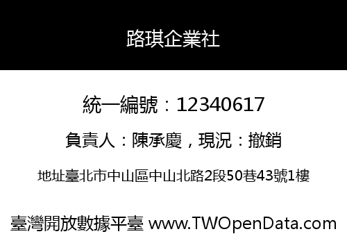 路琪企業社