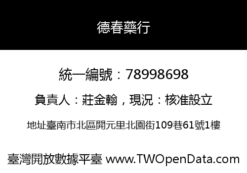 德春藥行