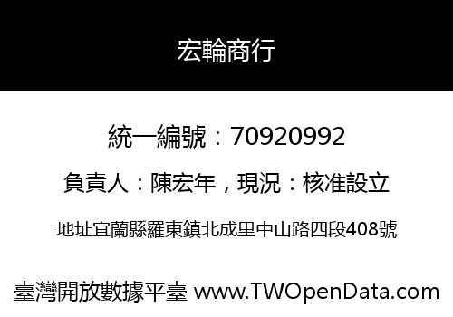 宏輪商行