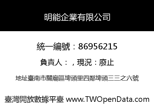 明能企業有限公司