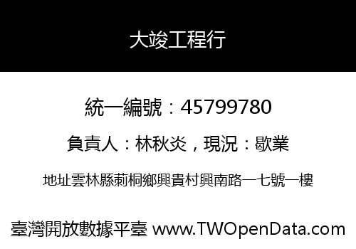 大竣工程行