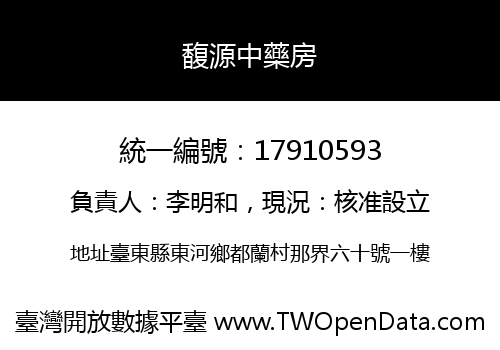 馥源中藥房