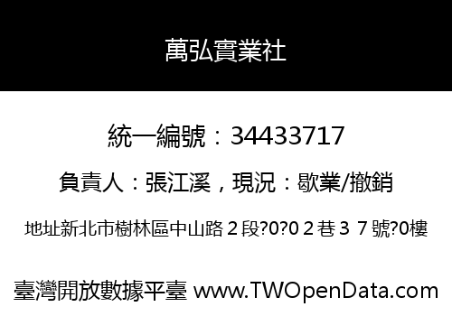 萬弘實業社