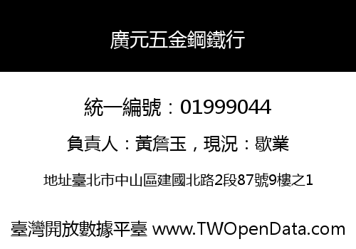 廣元五金鋼鐵行
