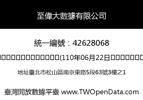 至偉大數據有限公司