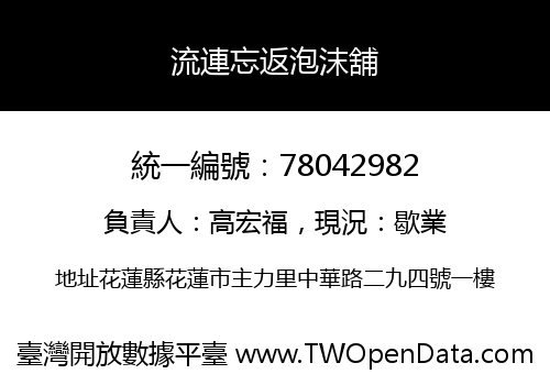 流連忘返泡沫舖