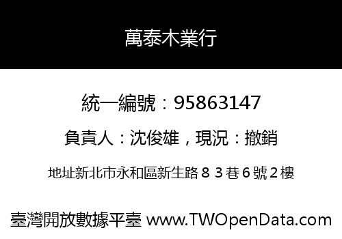 萬泰木業行