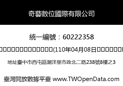 奇藝數位國際有限公司