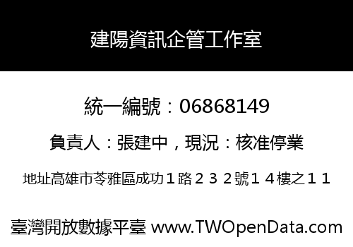 建陽資訊企管工作室