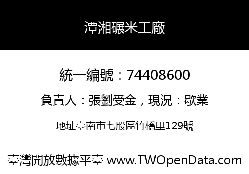 潭湘碾米工廠