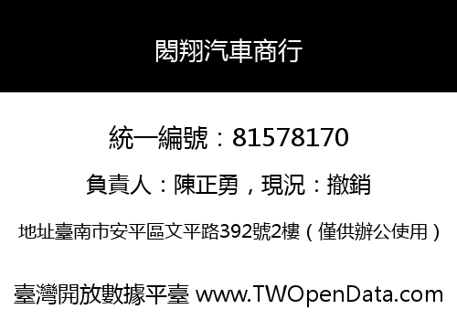 閎翔汽車商行
