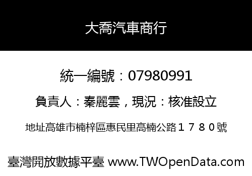 大喬汽車商行