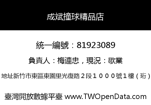 成斌撞球精品店