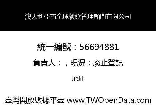 澳大利亞商全球餐飲管理顧問有限公司
